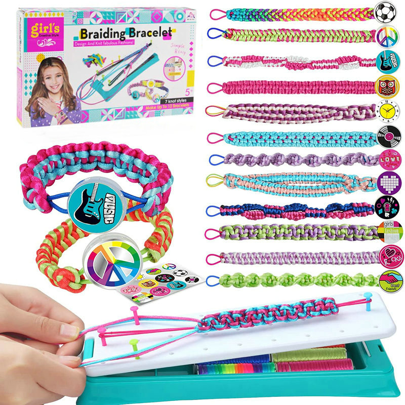 Jewelry Making For Kids - Friendship Bracelet Making Kit for Girls