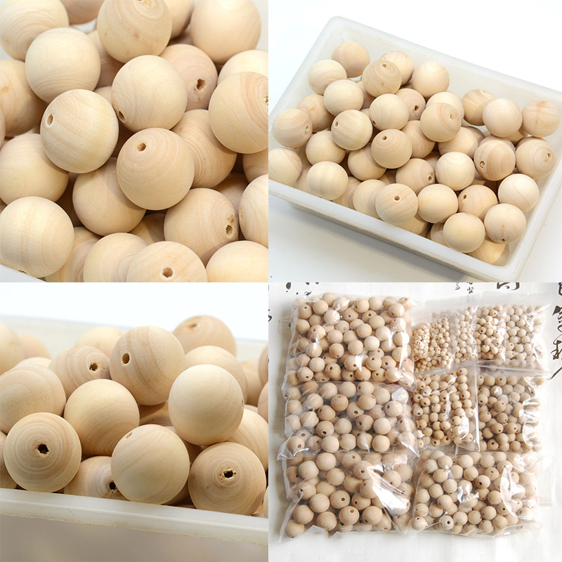Jewelry Making 4 Year Old - Pick Size 4-40mm Natural Wooden Beads