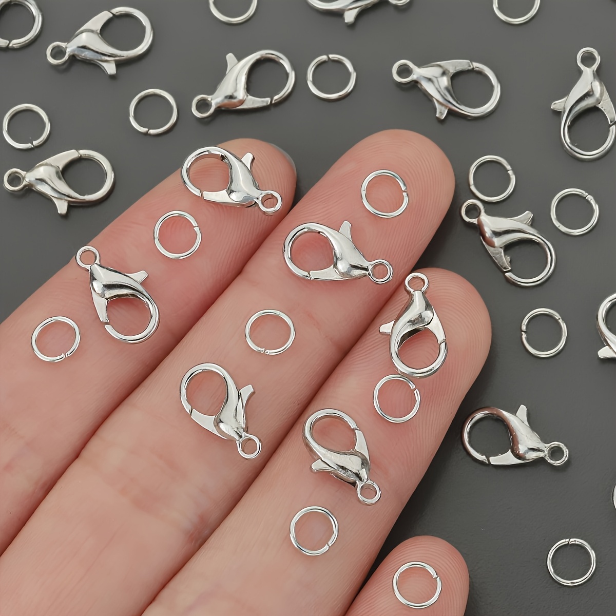 1/2/300pcs Lobster Clasps Open - Jewelry Making Hoops recension och pris