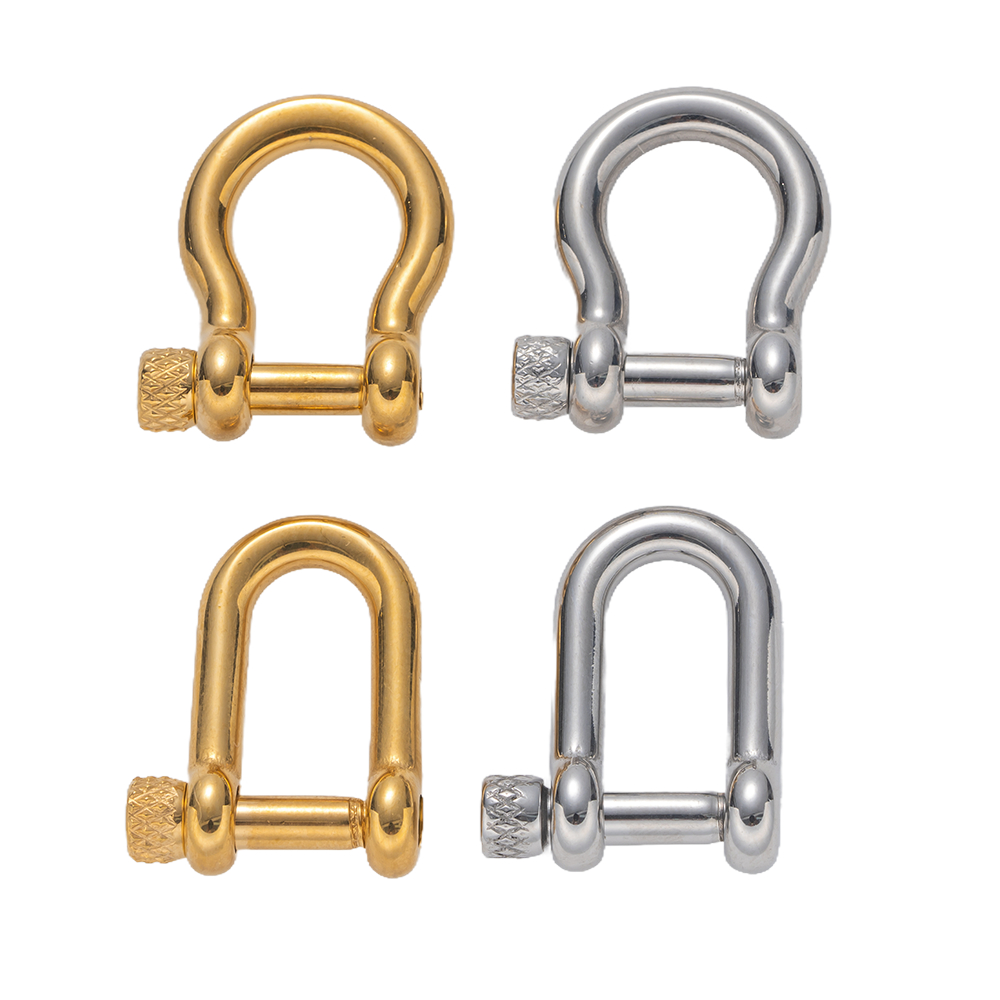 1pcs 304 Stainless Steel D-Rin - Jewelry Making Basics recension och pris