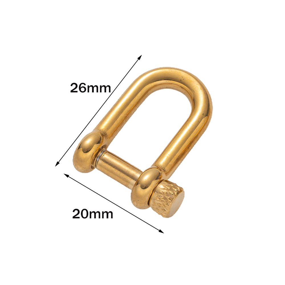 1pcs 304 Stainless Steel D-Rin - Jewelry Making Basics recension och pris