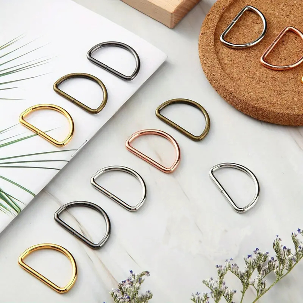 38/58/80 Pcs D Rings Metal Buc - Jewelry Making Hoops recension och pris