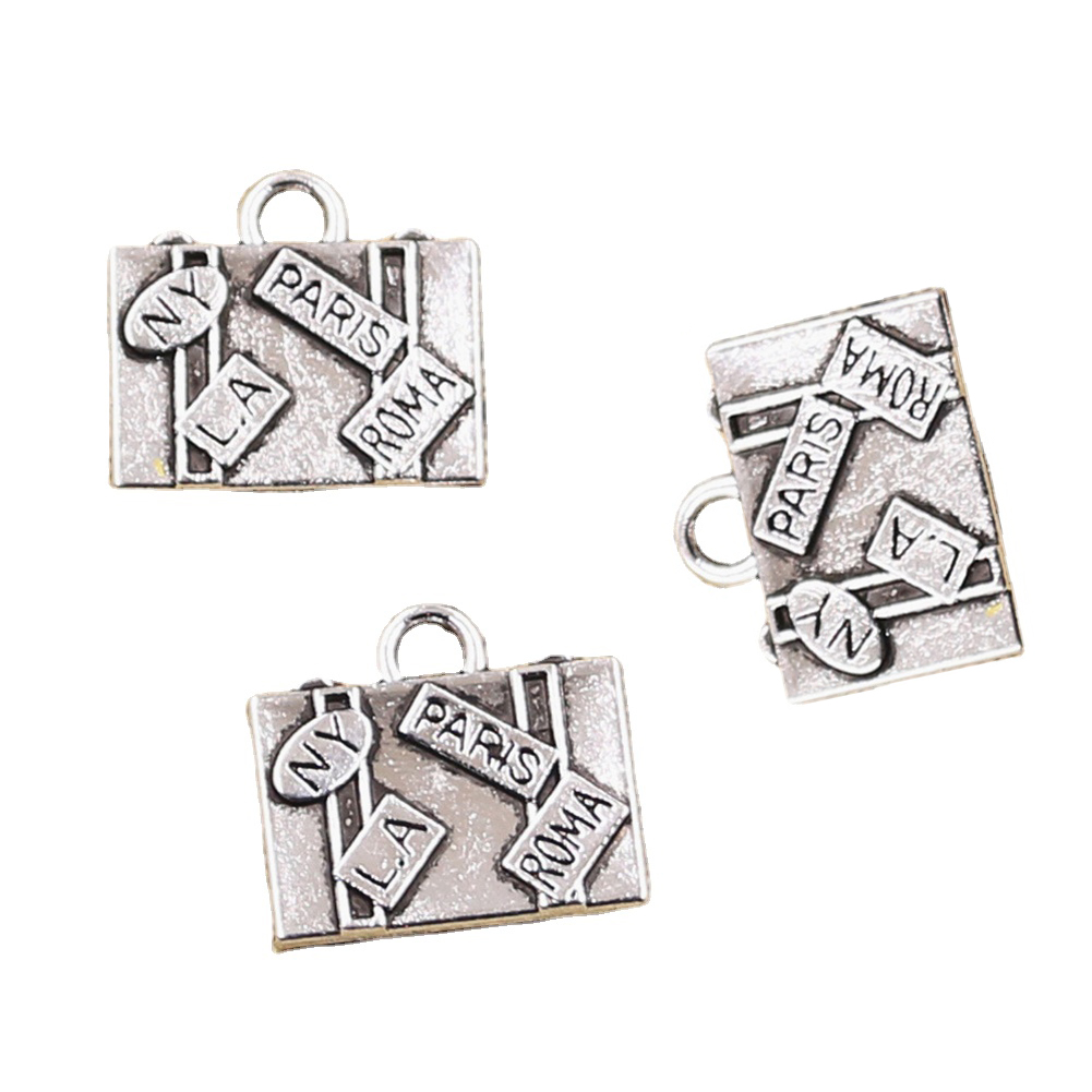 10pcs Charms Travel Bags New Y - Jewelry Making York recension och pris