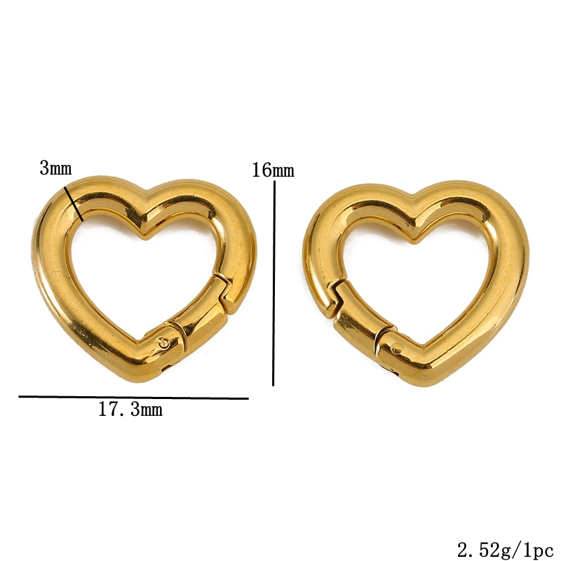 2pcs Stainless Steel Clasps He - Jewelry Making Basics recension och pris