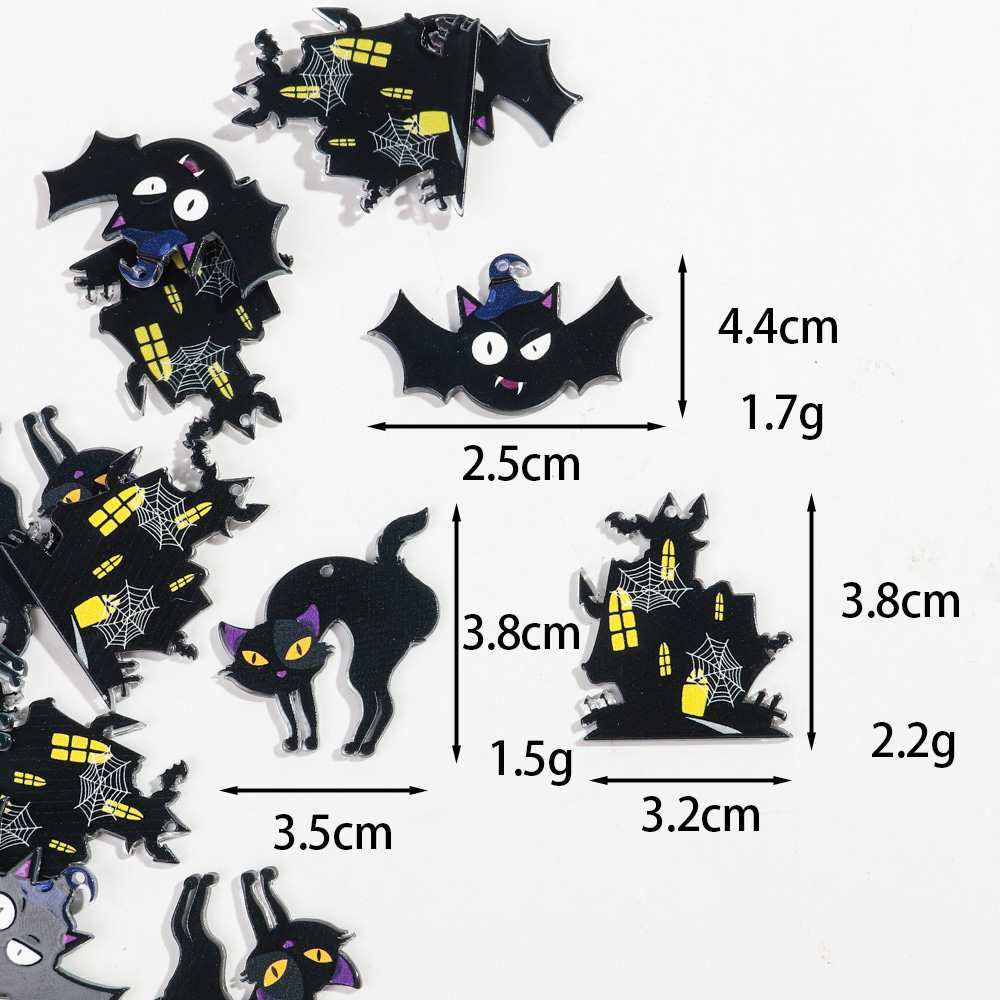 Acrylic Halloween Charms New G - Jewelry Making Newcastle recension och pris