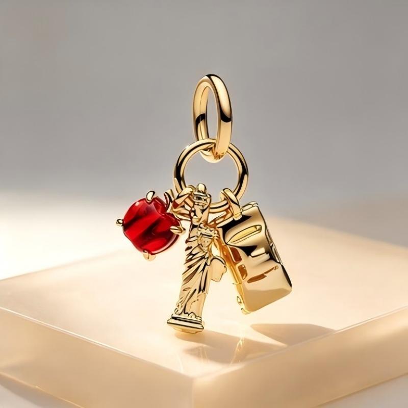 New Gold Plated New York Theme - Jewelry Making York recension och pris