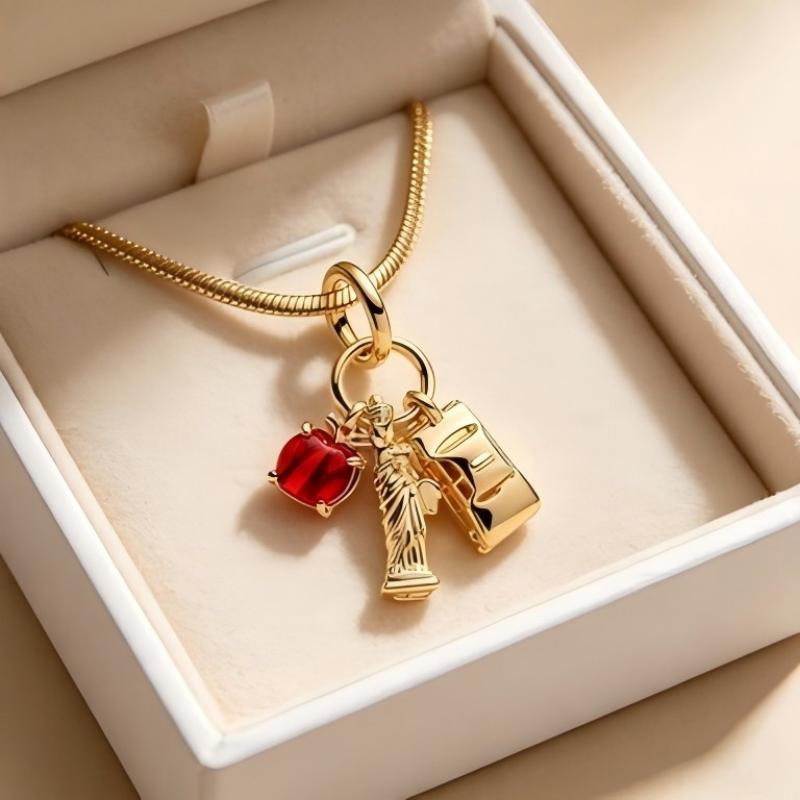 New Gold Plated New York Theme - Jewelry Making York recension och pris
