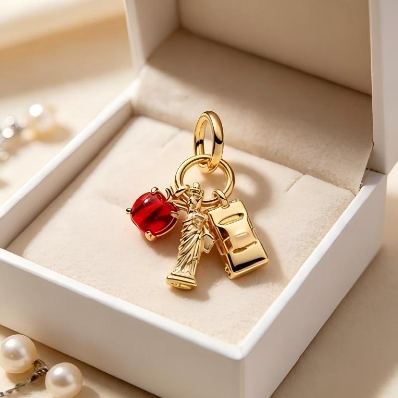 New Gold Plated New York Theme - Jewelry Making York recension och pris