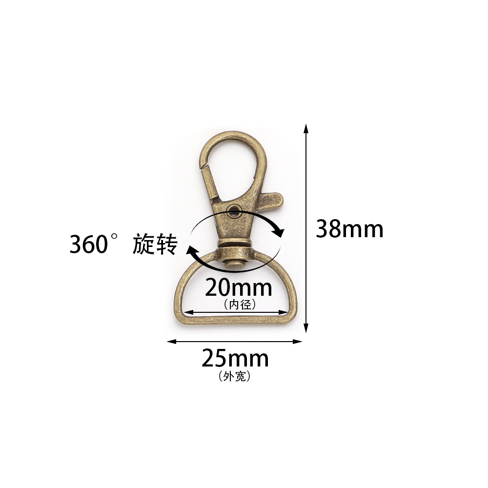 10pcs/lot Metal Swivel Clasps  - Jewelry Making Basics recension och pris