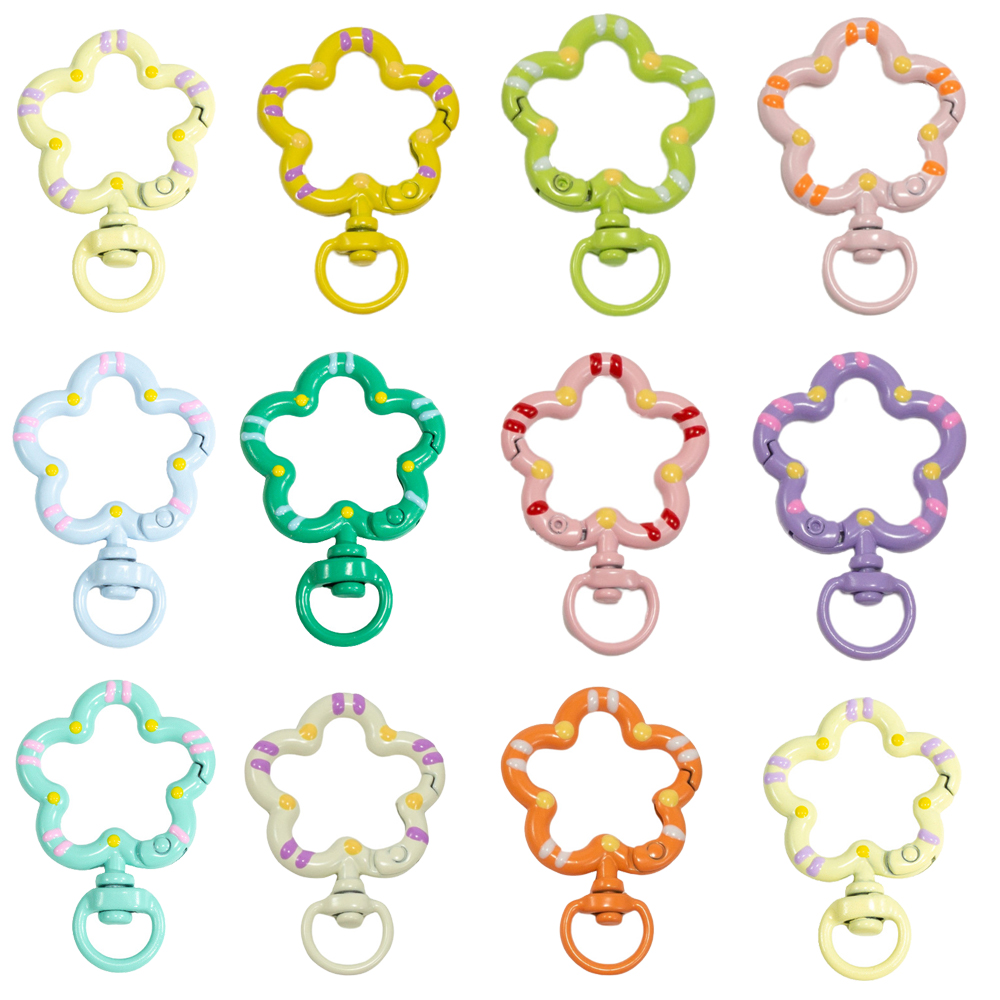 5pcs Flower Metal Lobster Claw - Jewelry Making Basics recension och pris