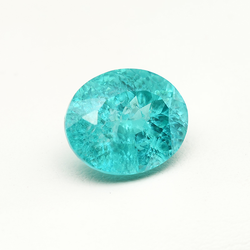 Top Paraiba Oval Shape Cotton  - Jewelry Making 4 Year Old recension och pris