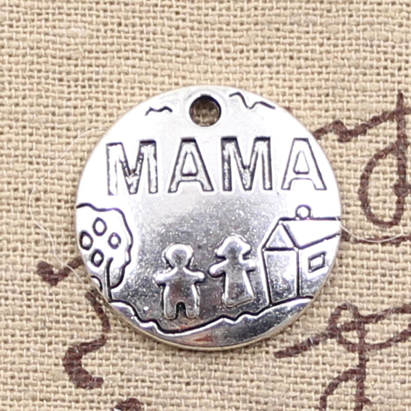 12pcs Charms Mama Children Hom - Jewelry Making 4 Year Old recension och pris