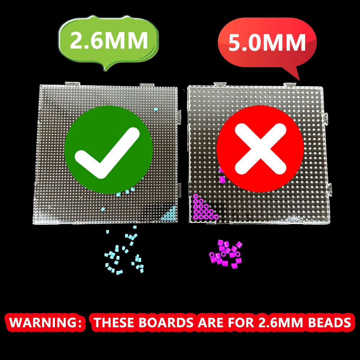 4/6/9pcs 2.6mm Perler Hama Bea - Jewelry Making 4 Year Old recension och pris