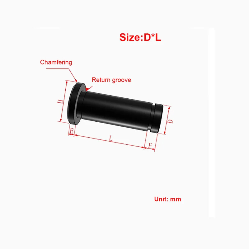 45 Steel Flat Dowel Pin With C - Head Pin Assorted recension och pris