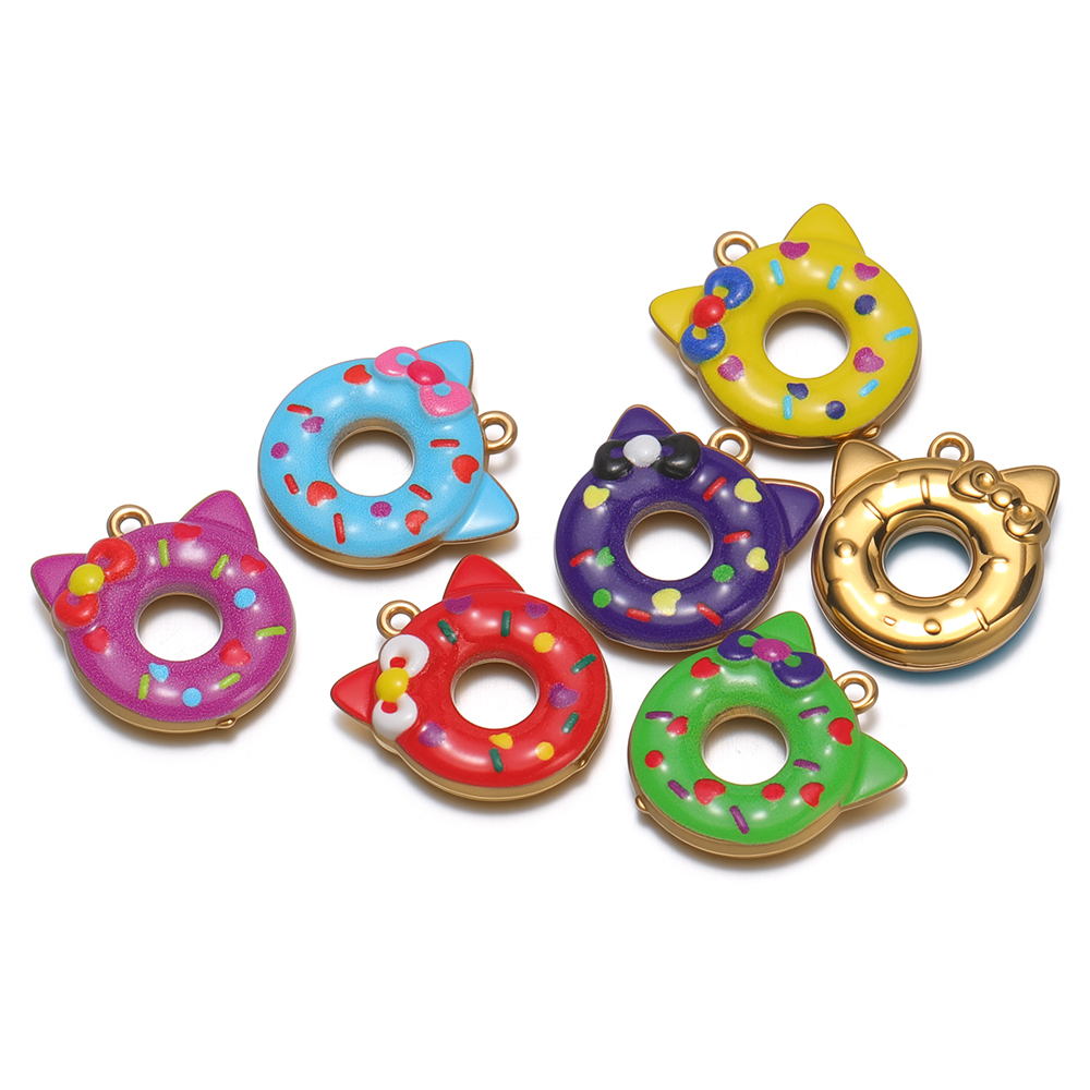 4Pcs Stainless Steel Donut Cut - Jewelry Making 4 Year Old recension och pris