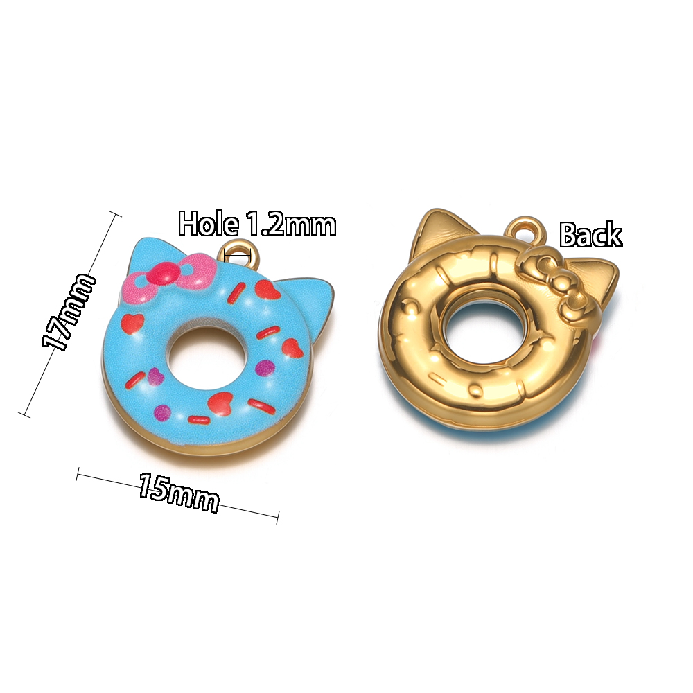 4Pcs Stainless Steel Donut Cut - Jewelry Making 4 Year Old recension och pris
