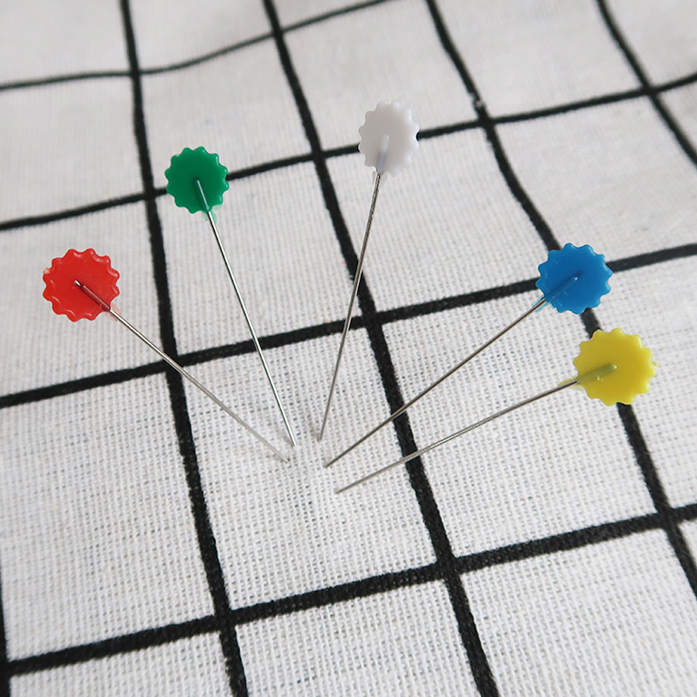 50Pcs Assorted Color Flat Flow - Head Pin Assorted recension och pris