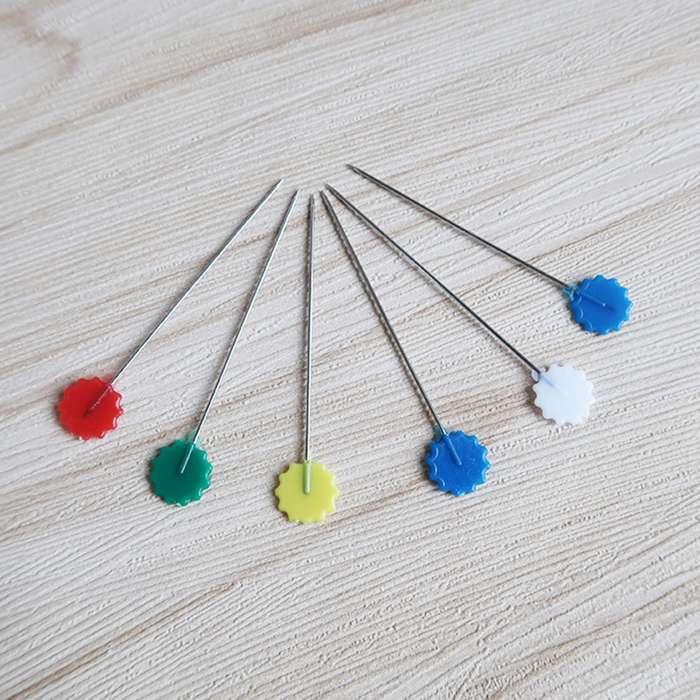50Pcs Assorted Color Flat Flow - Head Pin Assorted recension och pris