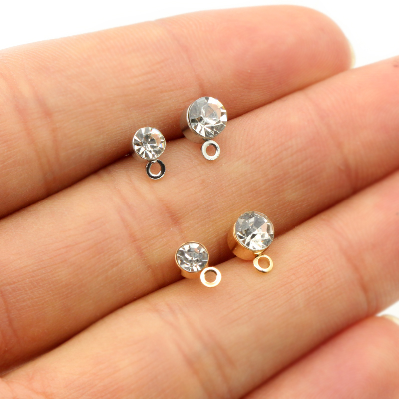 50pcs Stud Earrings Pins with  - Jewelry Making Basics recension och pris