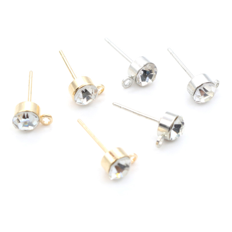 50pcs Stud Earrings Pins with  - Jewelry Making Basics recension och pris